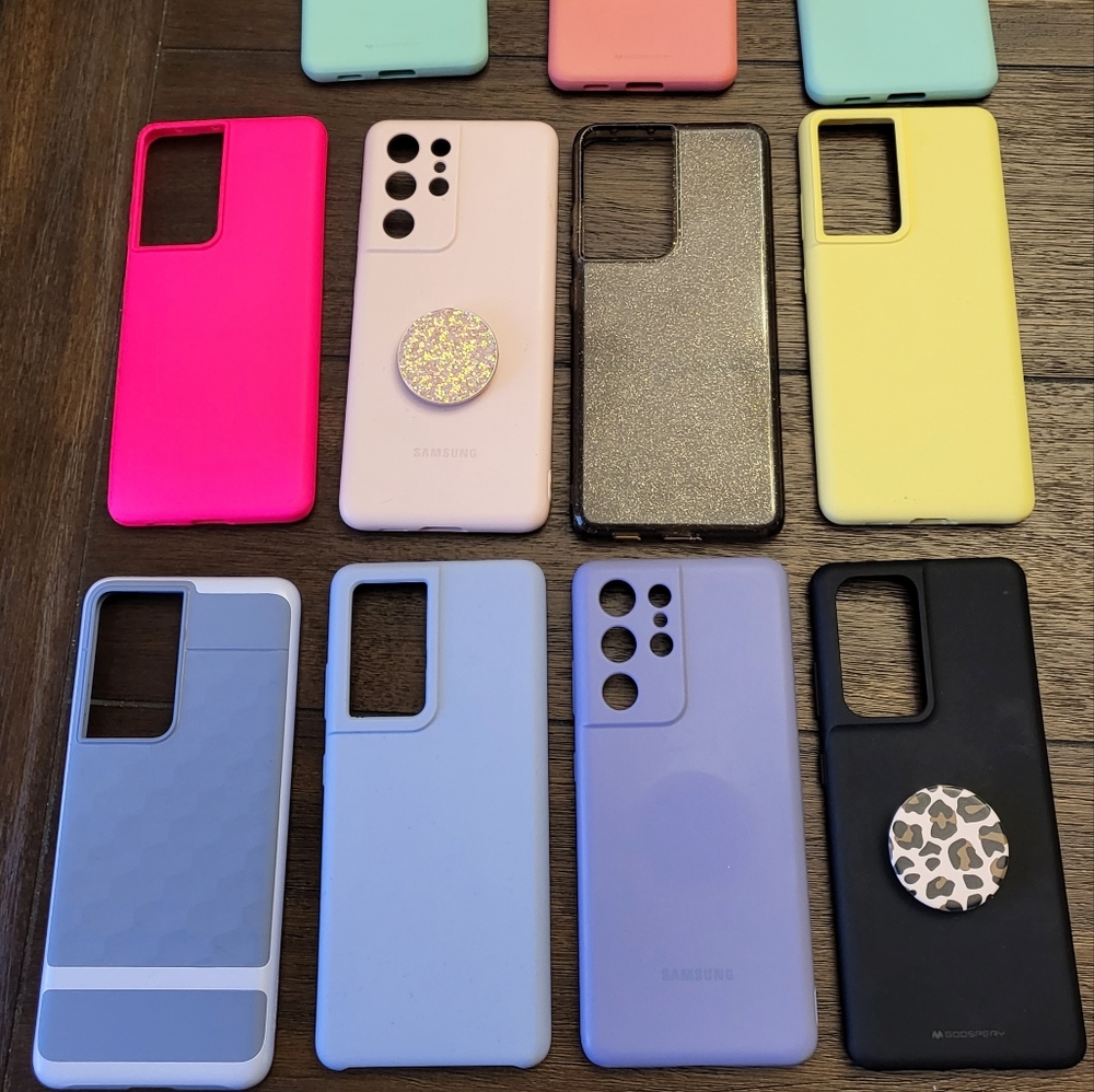 Bundle pack Samsung's galaxy 21 ultra cases (11 cases)